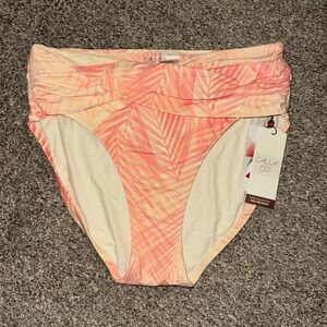 CALIA by Carrie Underwood Pink and Orange Bikini Bottom